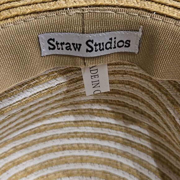 Straw Studios Sun Hat Beach Vacation Garden Cruise Vanilla Girl - Picture 6 of 12